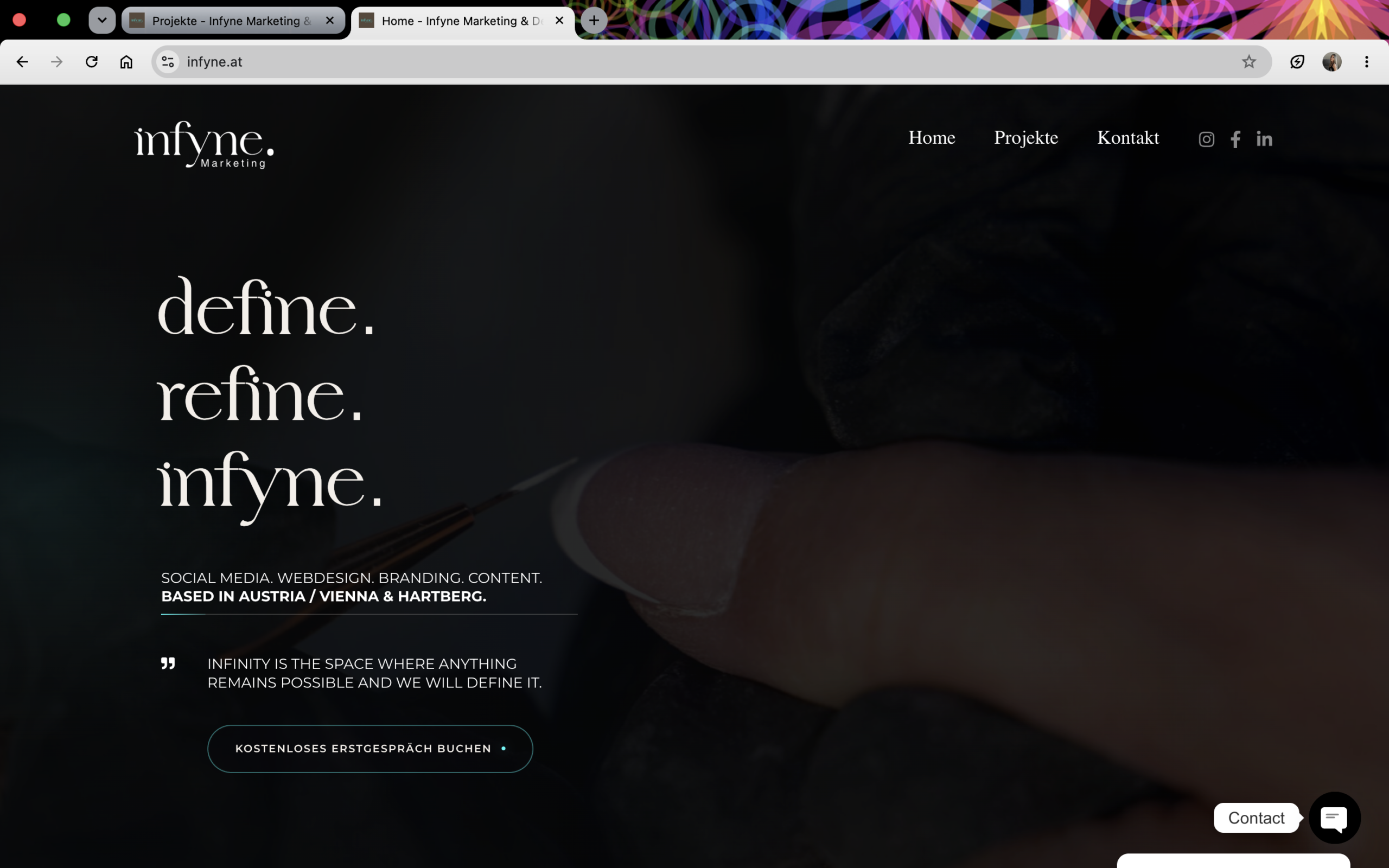 Infyne Website